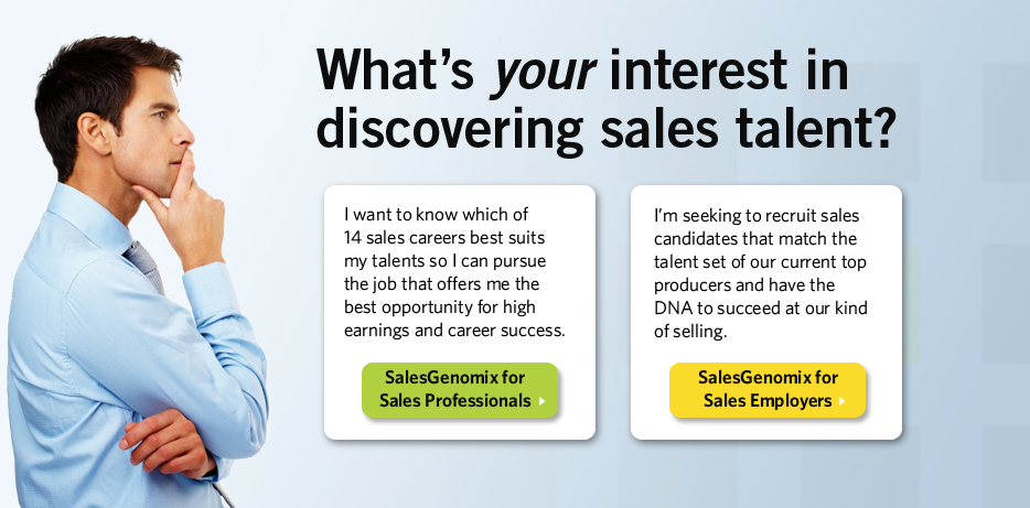 What's your interest in discovering sales talent?
